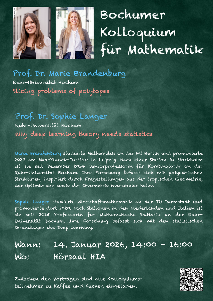 Bochumer Kolloquium Mathematik Brandenburg Lange